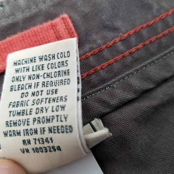 LL Bean Pants Mens Brown Riverton Utility Workwear Hiking Articulated Knee 40x32 - Picture 10 of 11